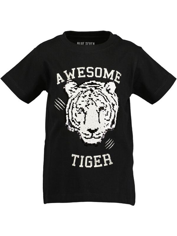 Blue Seven Blue Seven Тишърт 802271 Черен Regular Fit