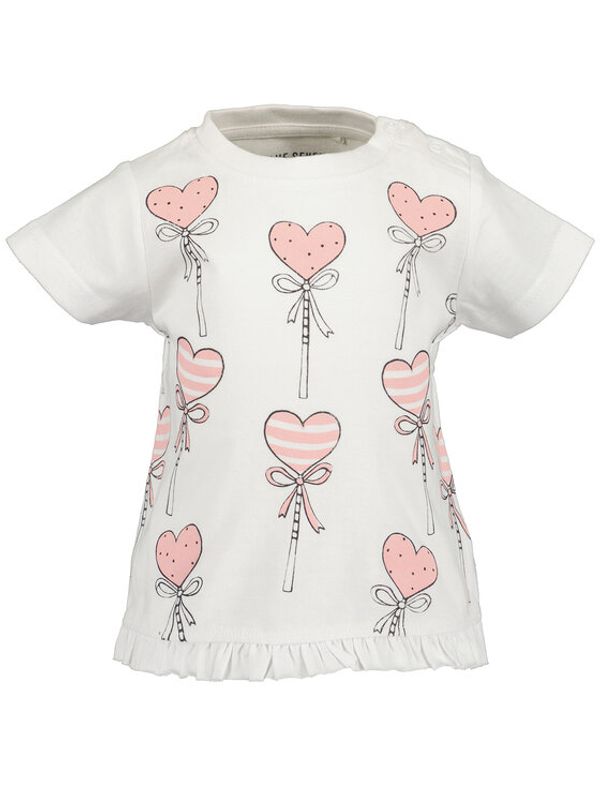 Blue Seven Blue Seven Тишърт 901121 Бял Regular Fit