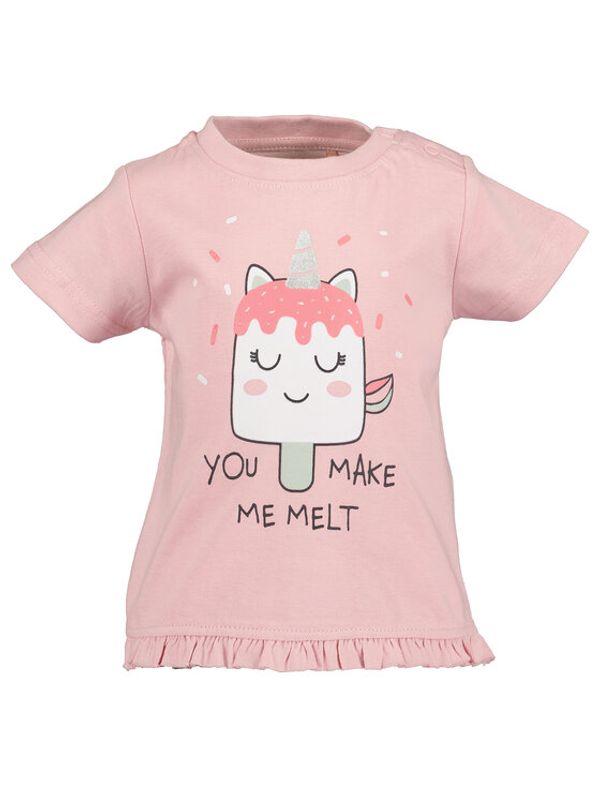 Blue Seven Blue Seven Тишърт 901121 Розов Regular Fit