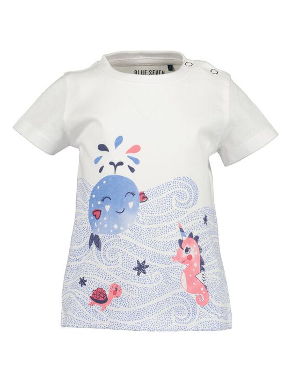 Blue Seven Blue Seven Тишърт 901123 Бял Regular Fit