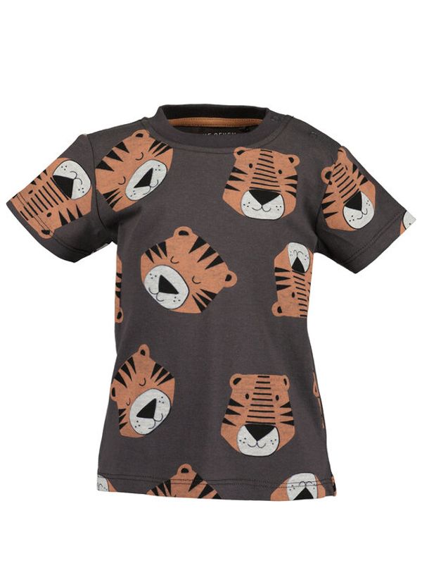 Blue Seven Blue Seven Тишърт 928132 Сив Regular Fit