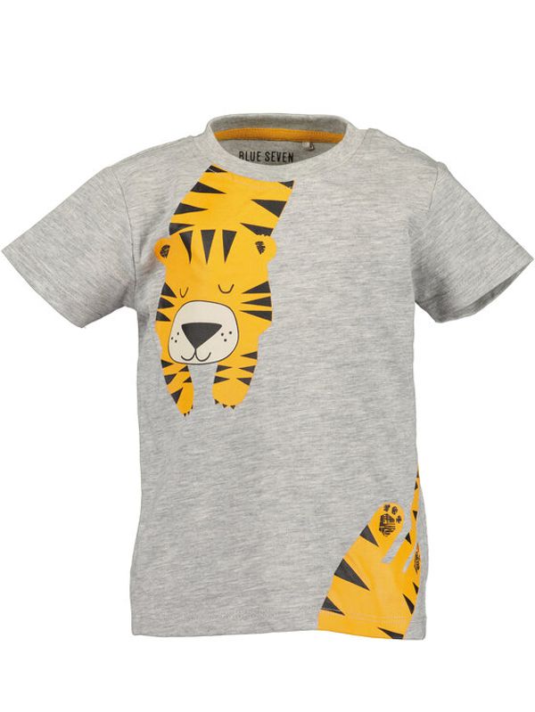 Blue Seven Blue Seven Тишърт 928133 Сив Regular Fit