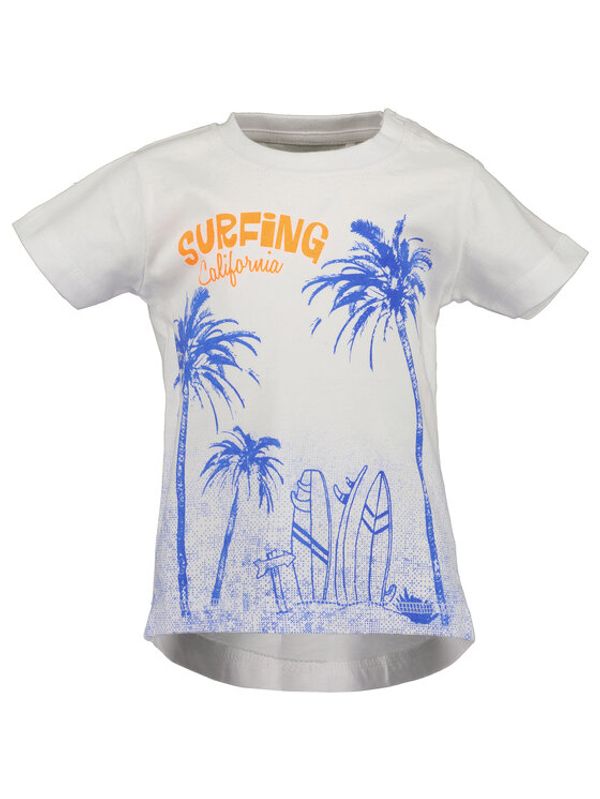 Blue Seven Blue Seven Тишърт 928140 Бял Regular Fit