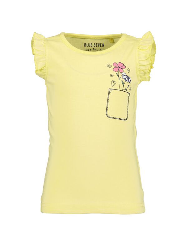 Blue Seven Blue Seven топ 700044 Жълт Regular Fit