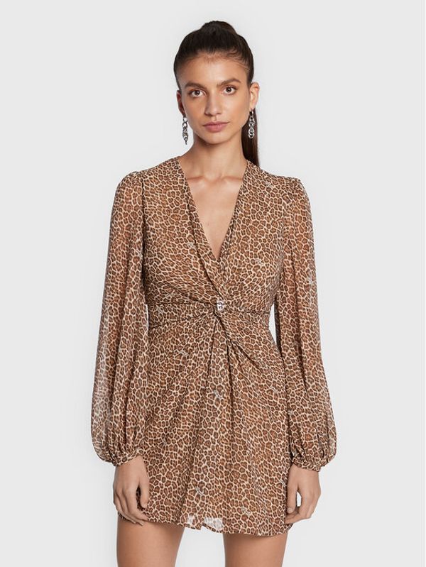 Blugirl Blumarine Blugirl Blumarine Ежедневна рокля RF2178-T3219 Кафяв Regular Fit