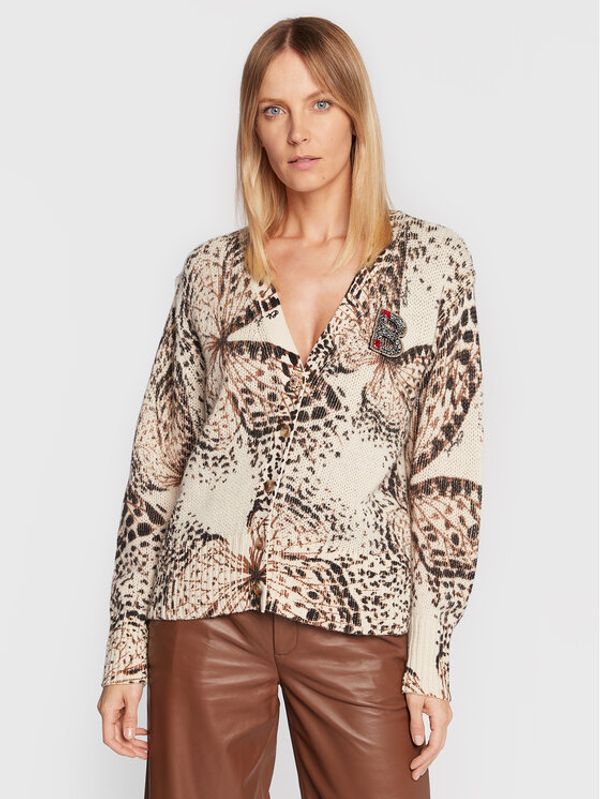 Blugirl Blumarine Blugirl Blumarine Кардиган RF2007-MAB00 Бежов Regular Fit