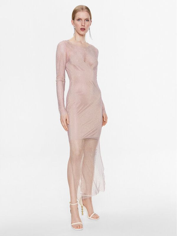 Blugirl Blumarine Blugirl Blumarine Коктейлна рокля RA3184-J6633 Розов Regular Fit