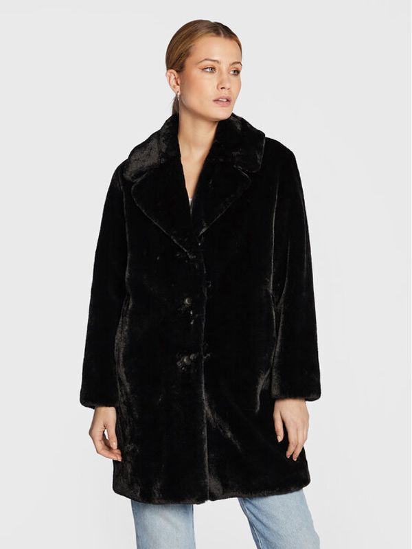 Blugirl Blumarine Blugirl Blumarine Кожено палто RF2081-E0821 Черен Regular Fit