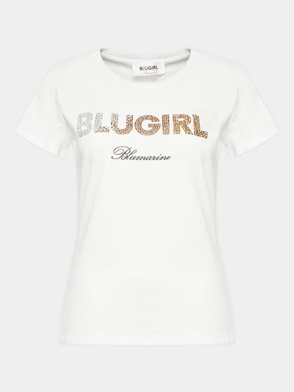Blugirl Blumarine Blugirl Blumarine Тишърт RA3197-J5003 Бял Regular Fit