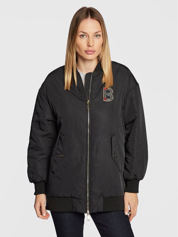 Blugirl Blumarine Blugirl Blumarine Яке бомбър RF2155-T3186 Черен Regular Fit