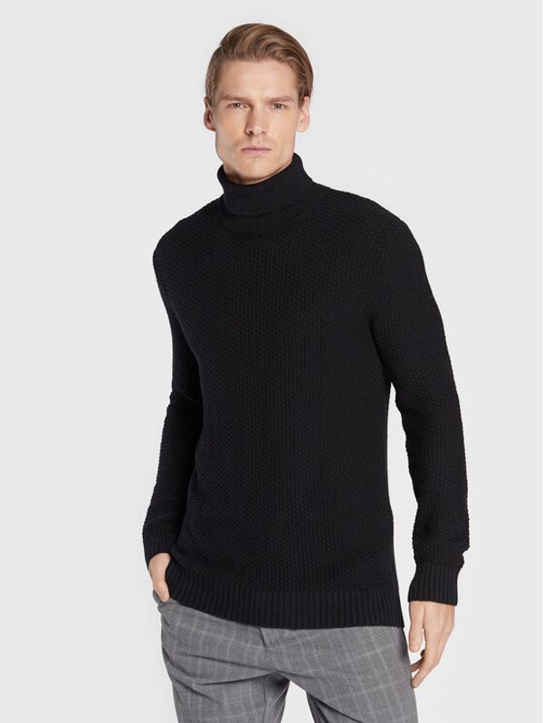 Bomboogie Bomboogie Поло MM-7720-T-KCN4 Черен Regular Fit