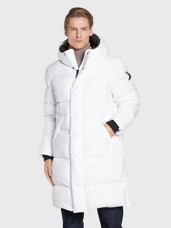 Bomboogie Bomboogie Пухено яке CM 7634 T D2 Бял Regular Fit