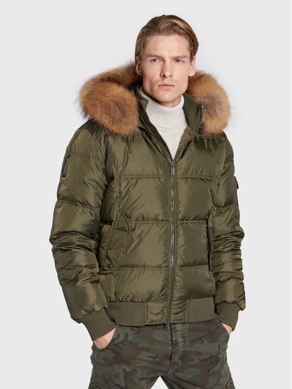 Bomboogie Bomboogie Пухено яке JM 603P T NIW Зелен Regular Fit