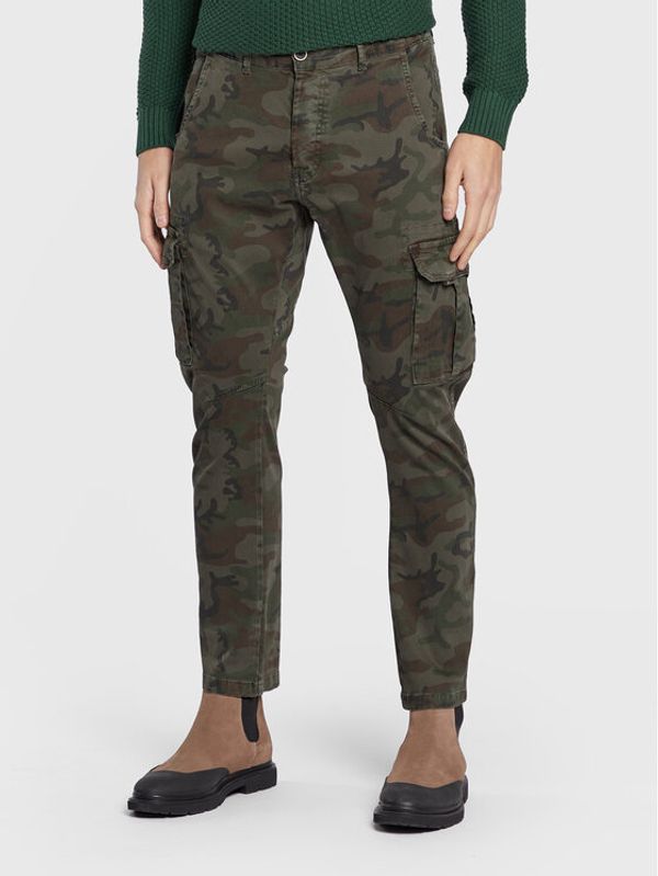 Bomboogie Bomboogie Текстилни панталони PM GUM T GBWC Каки Slim Fit