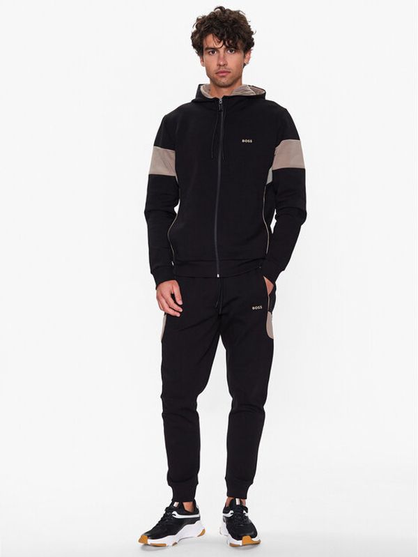 Boss Boss Анцуг 50482682 Черен Regular Fit