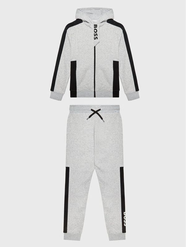 Boss Boss Анцуг J28100 S Сив Regular Fit