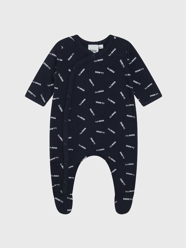 Boss Boss Бебешки гащеризон със стъпала J98377 Тъмносин