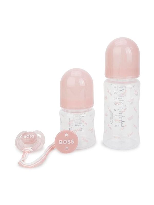 Boss Boss Бебешки комплект J9KP03 Розов