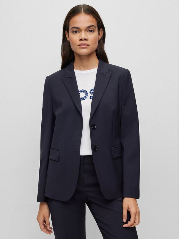 Boss Boss Блейзър 50490035 Син Regular Fit