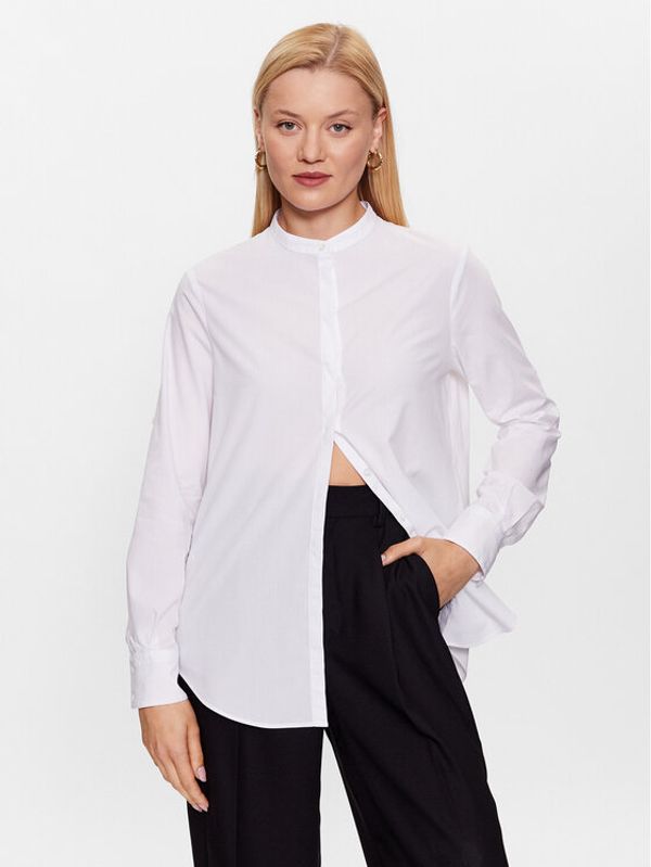 Boss Boss Блуза 50484976 Бял Relaxed Fit