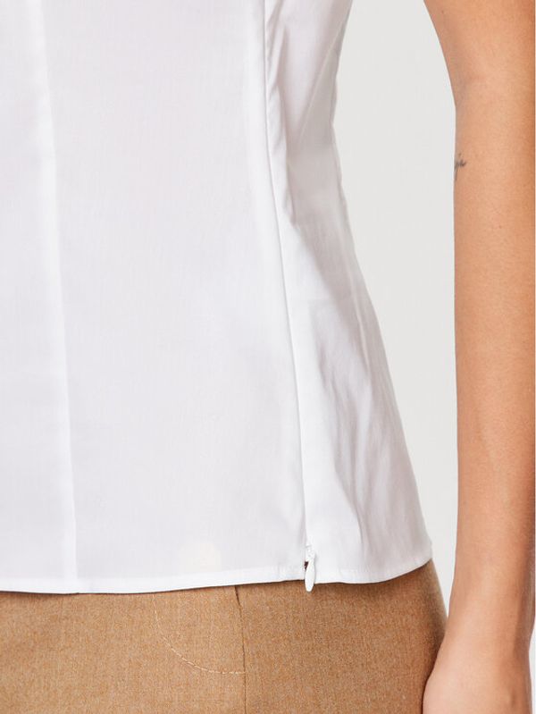 Boss Boss Блуза 50490066 Бял Slim Fit