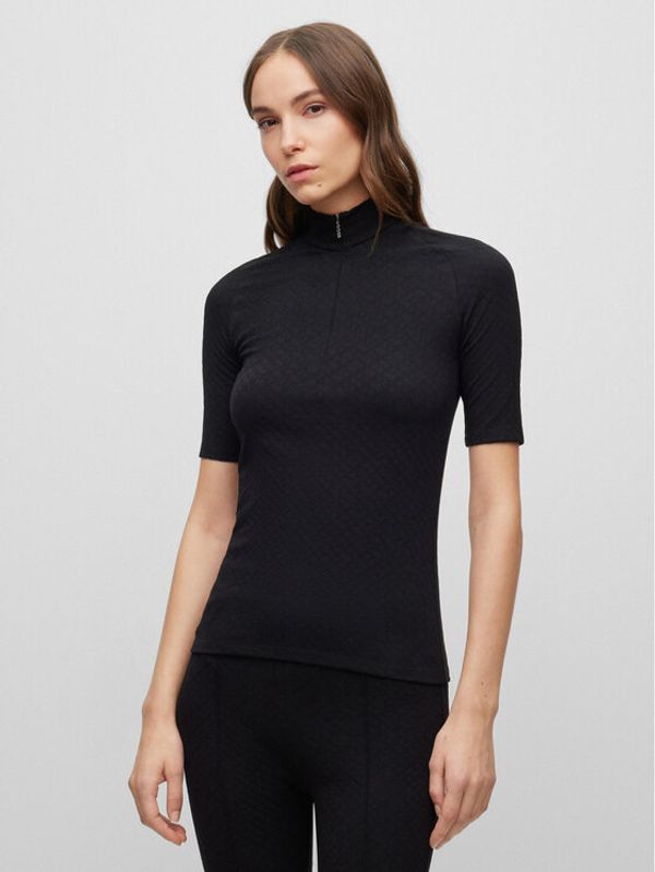 Boss Boss Блуза 50494164 Черен Extra Slim Fit