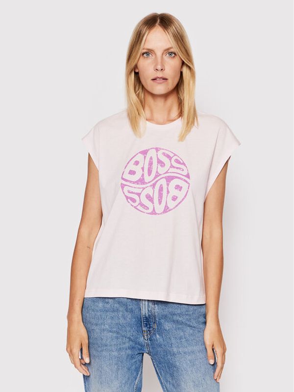 Boss Boss Блуза C_Ejosh 50472465 Розов Regular Fit