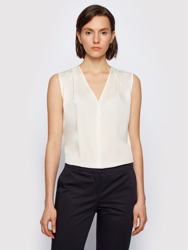Boss Boss Блуза Iemilyne 50451281 Бял Regular Fit