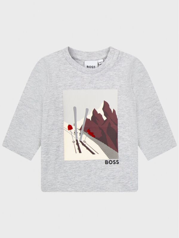 Boss Boss Блуза J05951 M Сив Regular Fit