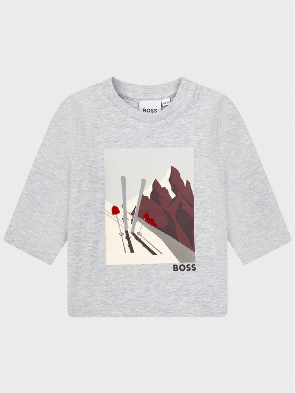 Boss Boss Блуза J05951 S Сив Regular Fit
