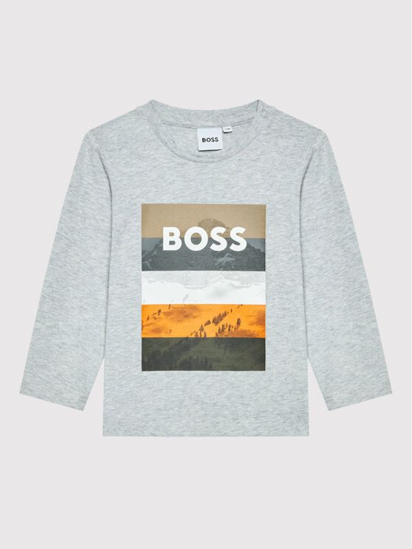 Boss Boss Блуза J05952 M Сив Regular Fit