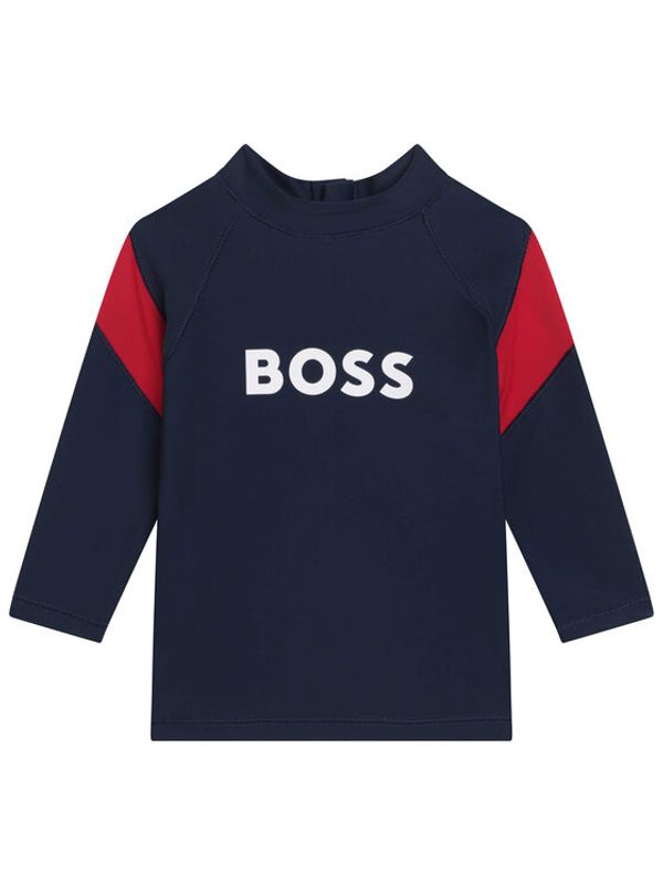 Boss Boss Блуза J05A16 M Тъмносин Regular Fit