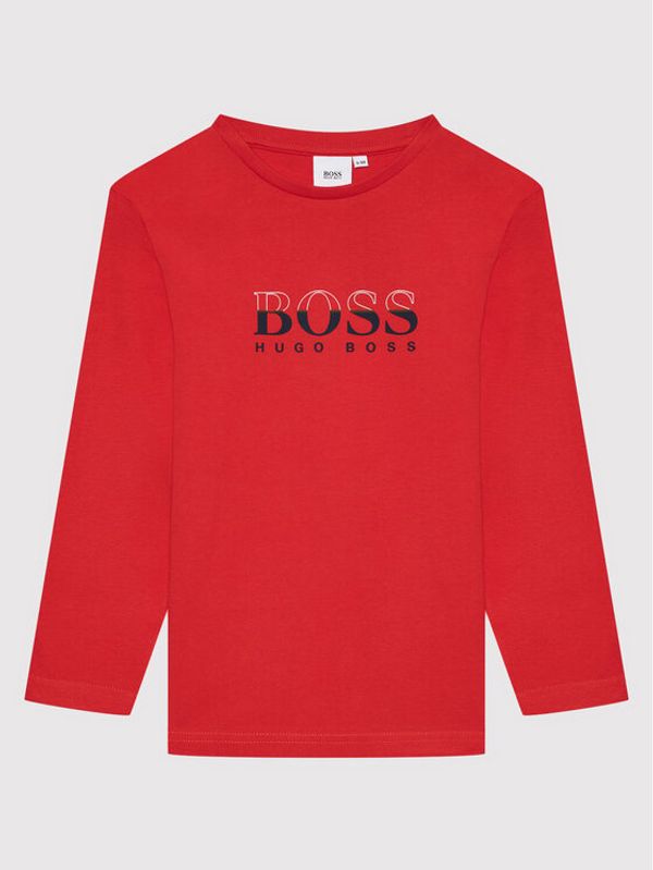 Boss Boss Блуза J25L63 S Червен Regular Fit