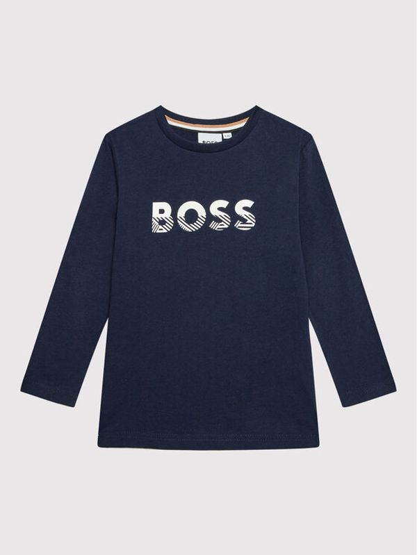 Boss Boss Блуза J25M15 D Тъмносин Regular Fit