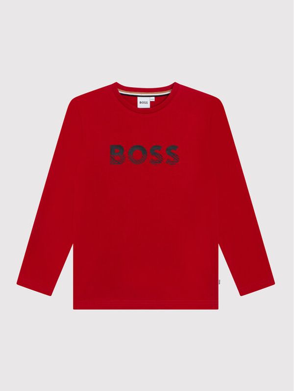 Boss Boss Блуза J25M15 S Червен Regular Fit
