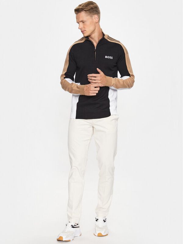 Boss Boss Чино панталони 50487966 Бял Slim Fit