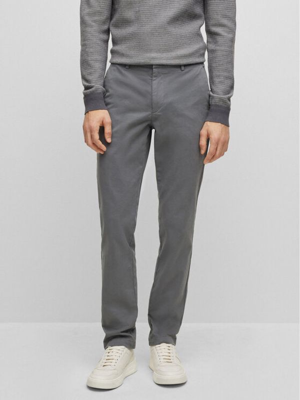 Boss Boss Чино панталони 50487966 Сив Slim Fit