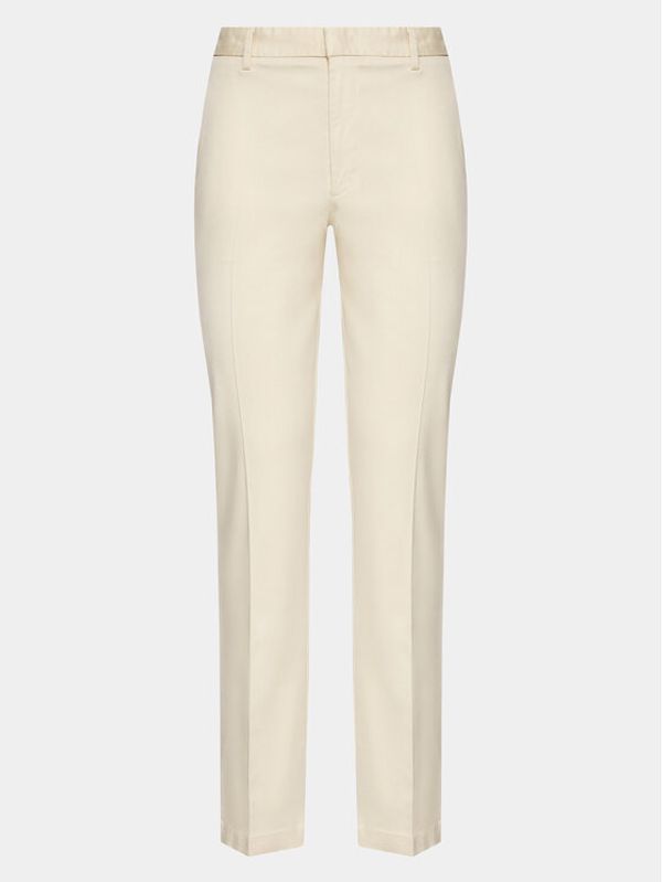 Boss Boss Чино панталони 50488014 Бял Slim Fit