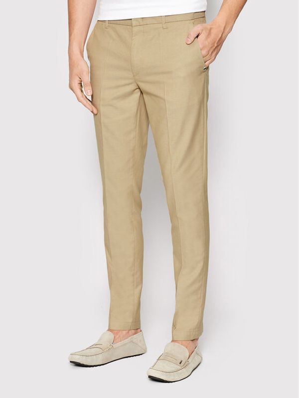 Boss Boss Чино панталони Kaito1 50466474 Бежов Slim Fit