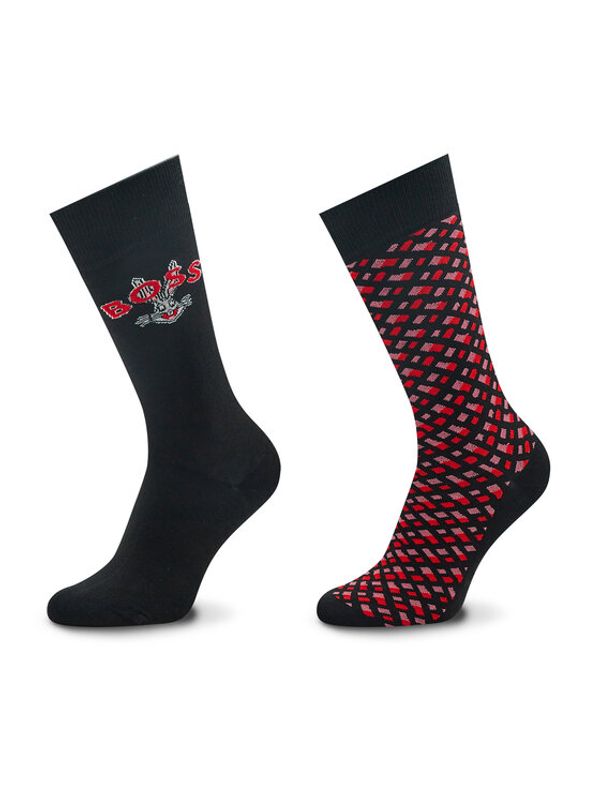 Boss Boss Чорапи дълги мъжки 50491317 Черен