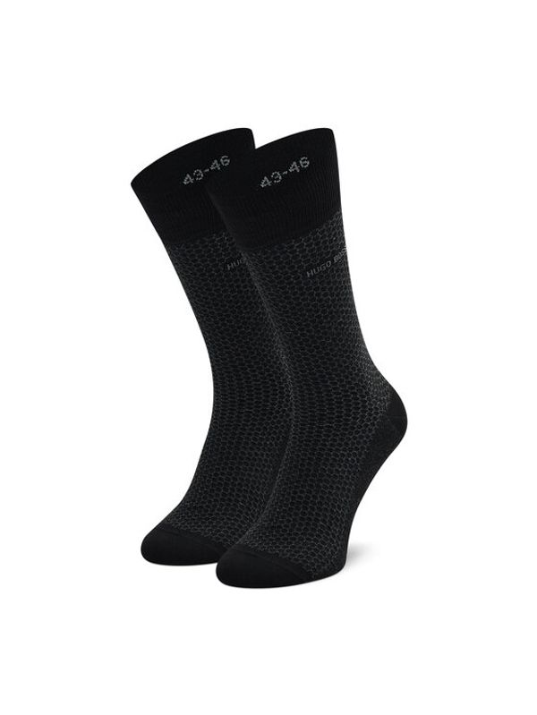 Boss Boss Чорапи дълги мъжки Rs Minipattern Mc 50457773 Черен
