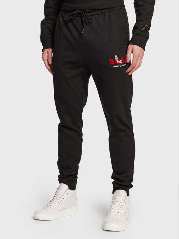 Boss Boss Долнище анцуг 50486309 Черен Regular Fit