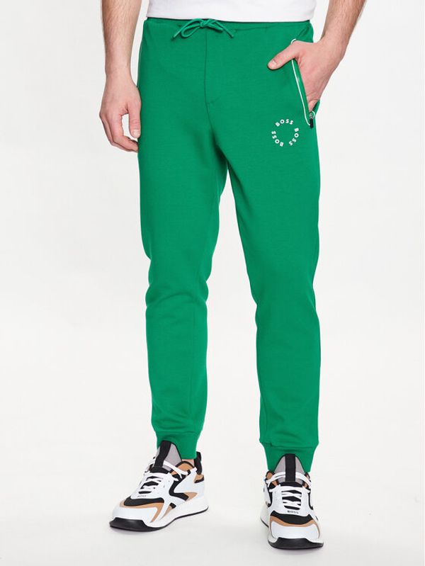 Boss Boss Долнище анцуг 50487939 Зелен Regular Fit