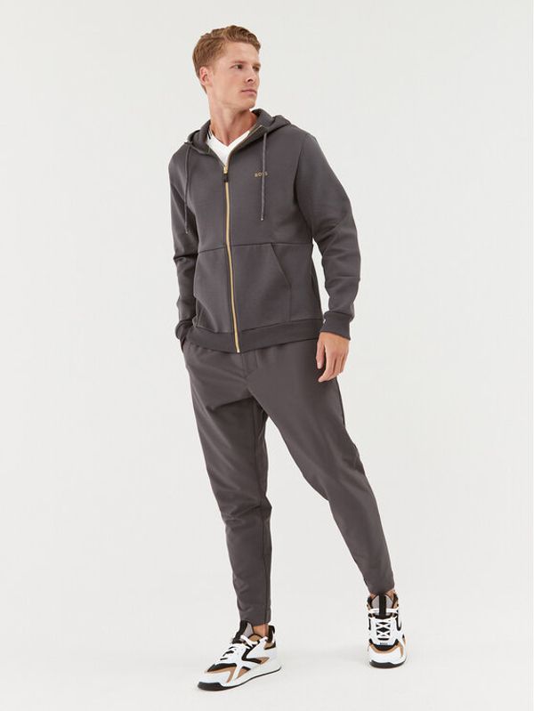 Boss Boss Долнище анцуг 50495491 Сив Tapered Fit