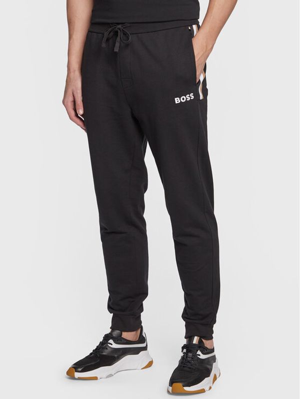 Boss Boss Долнище анцуг Iconic 50488107 Черен Regular Fit