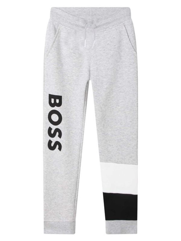 Boss Boss Долнище анцуг J24828 S Сив Regular Fit