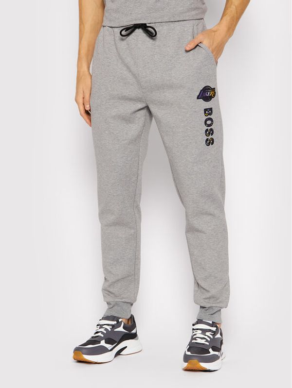 Boss Boss Долнище анцуг NBA Slamdunk2_2 50461960 Сив Regular Fit