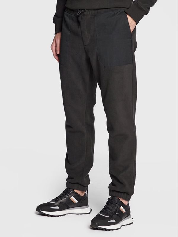 Boss Boss Долнище анцуг Sefleece 50476174 Черен Comfort Fit