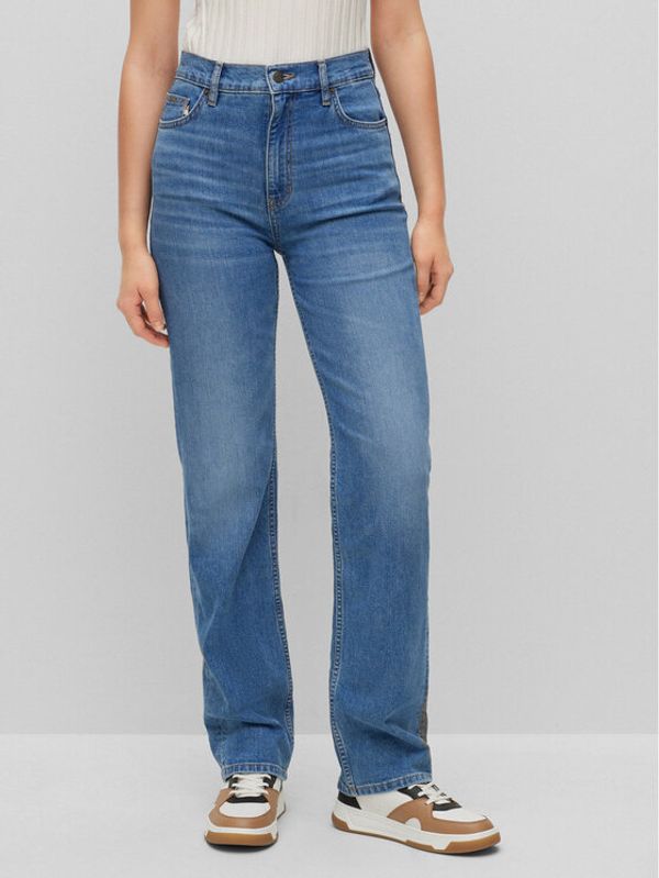 Boss Boss Дънки 50489824 Син Straight Leg