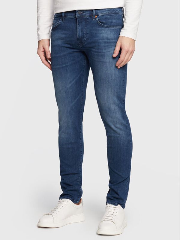 Boss Boss Дънки Charleston Bc Archive 50480134 Тъмносин Extra Slim Fit